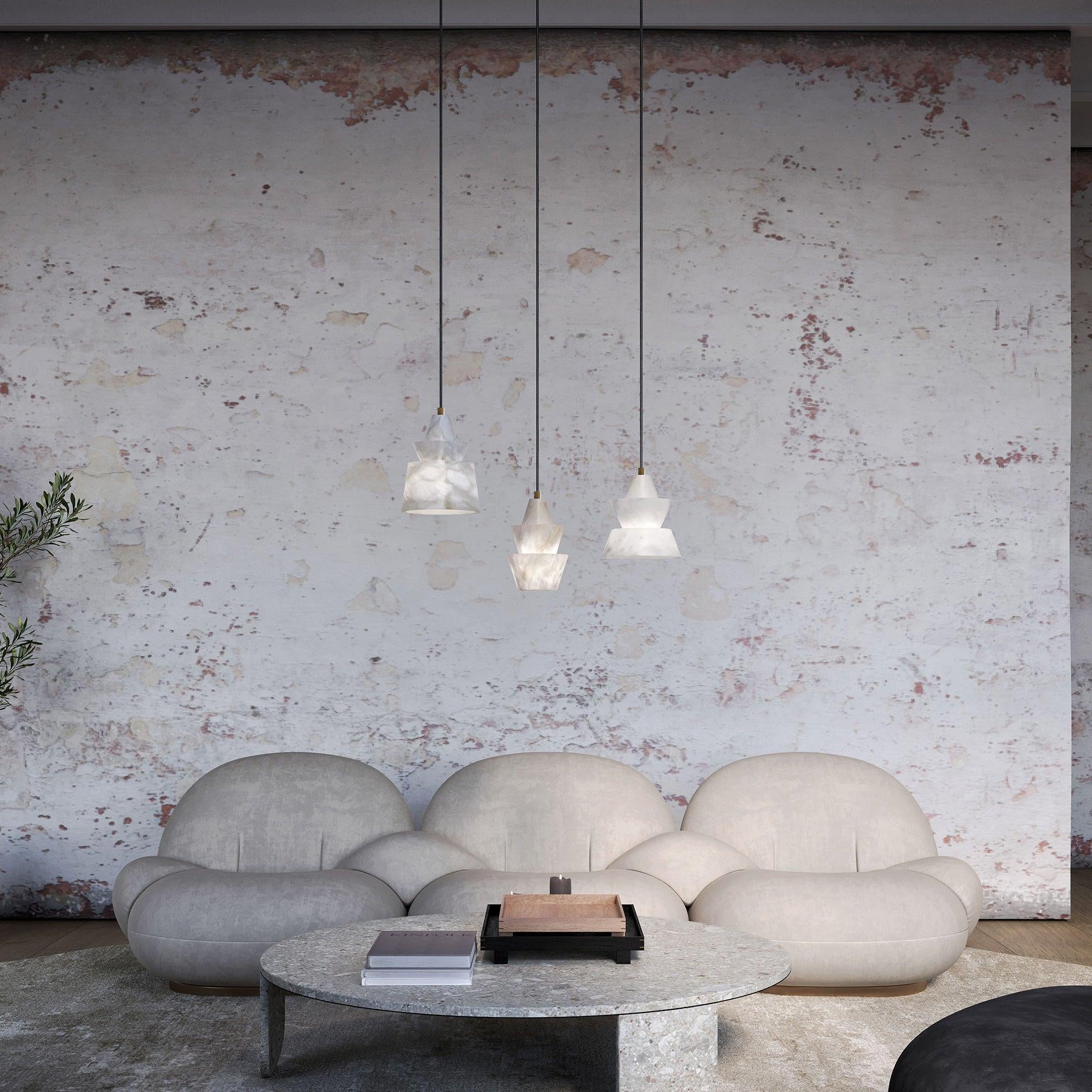 Strata Alabaster Pendant Light - Neutralighting