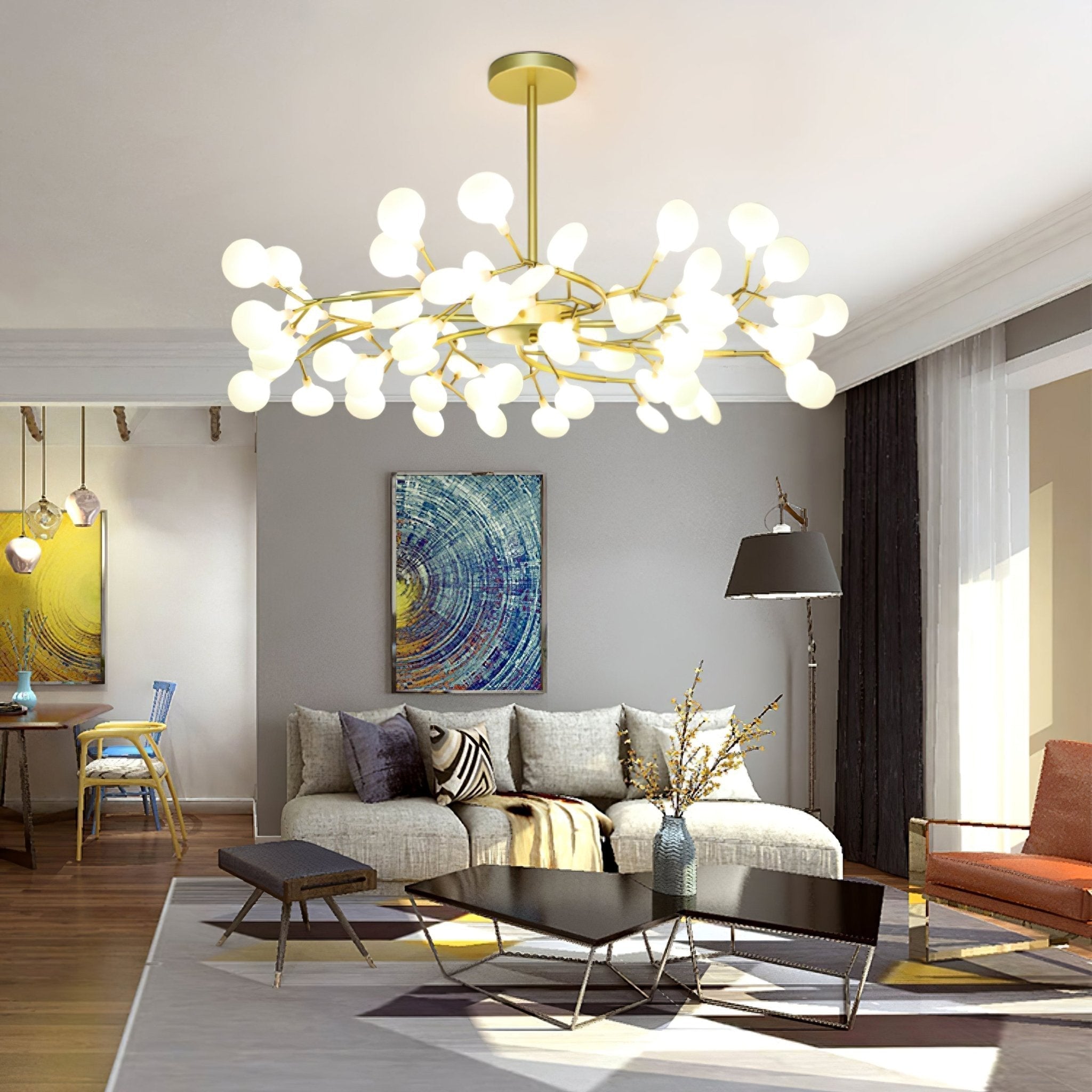 Lustra Eleganter Kronleuchter LED Firefly-Letslighting