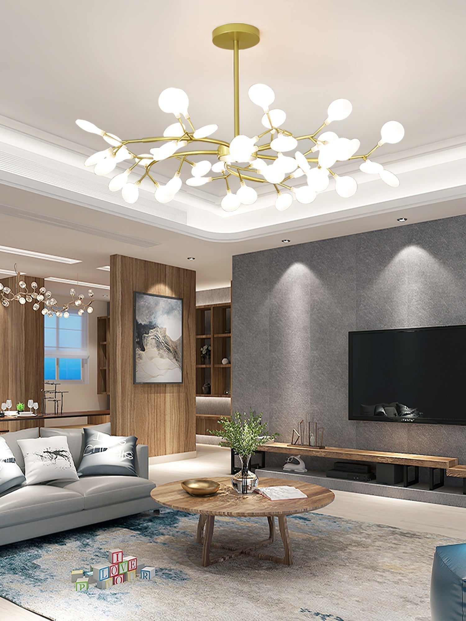 Lustra Eleganter Kronleuchter LED Firefly-Letslighting