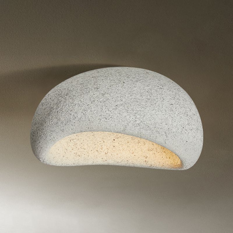 Avi Modern LED Deckenleuchte Weiß/Grau Schlafzimmer/Flur Harz-Letslighting