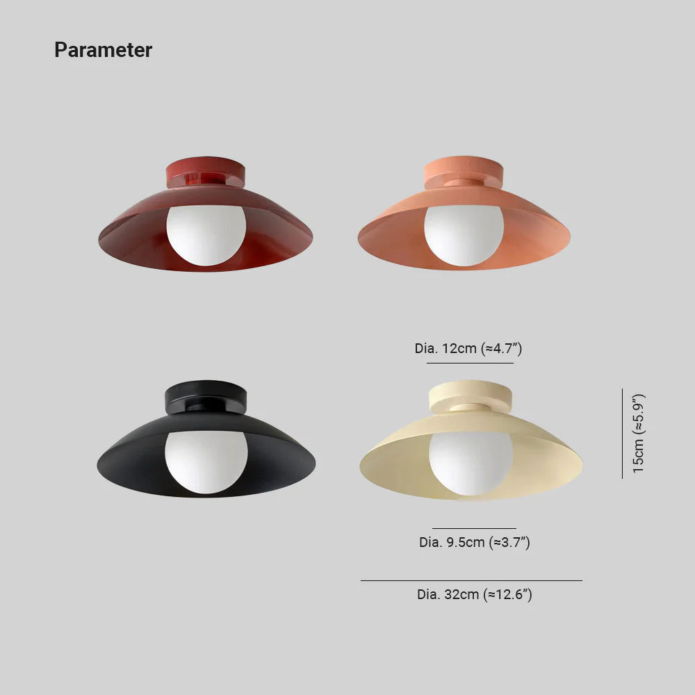 Cairns Modern Deckenleuchte Schwarz Rot Rosa Gelb Schlafzimmer