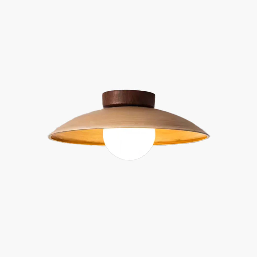 Muto Vintage LED Deckenleuchte Holz Wohnzimmer Bar Café