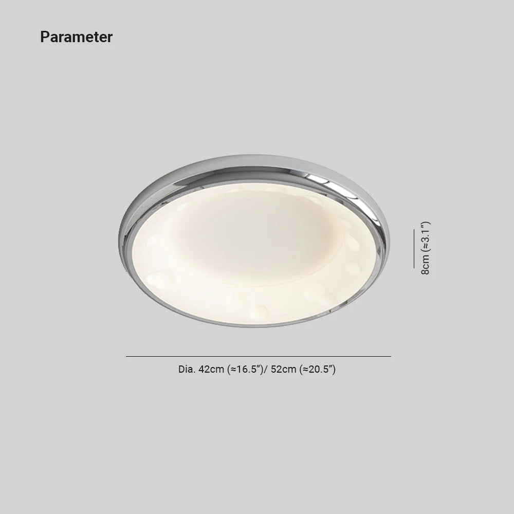 Arisha Modern LED Deckenleuchte Weiß Metall Schlaf Wohnzimmer