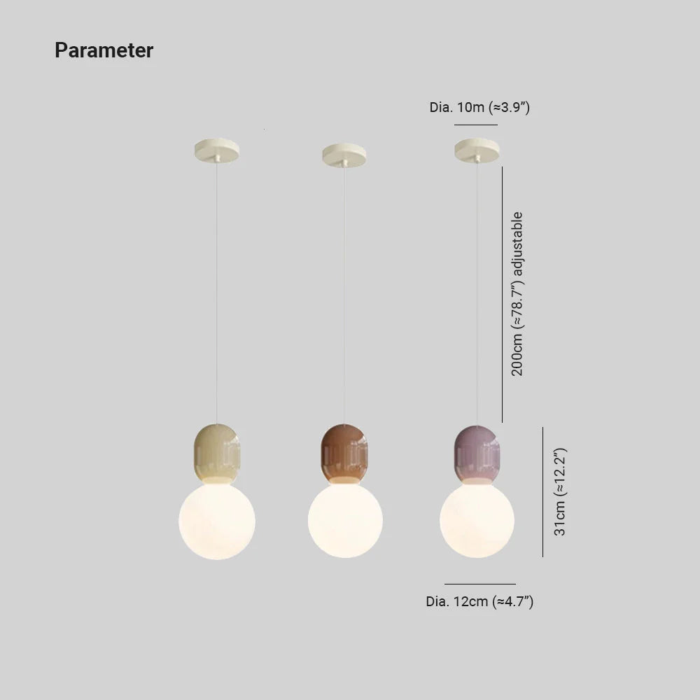 Valentina Modern LED Pendelleuchte Glas Metall Ess Schlaf Wohnzimmer