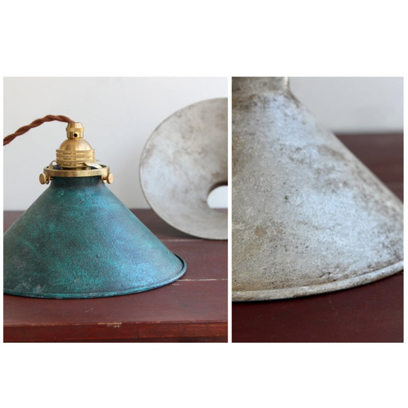 Silva Vintage LED Pendelleuchte Blau Grün Silber Metall Küche