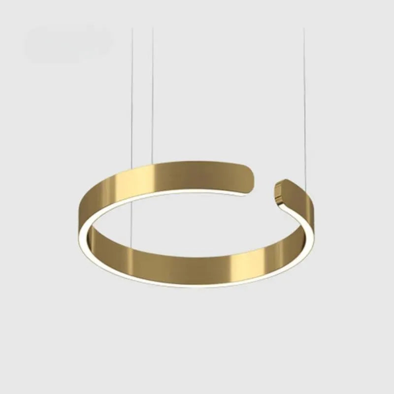 Arisha Luxus Minimalistische LED Ring-Pendelleuchte