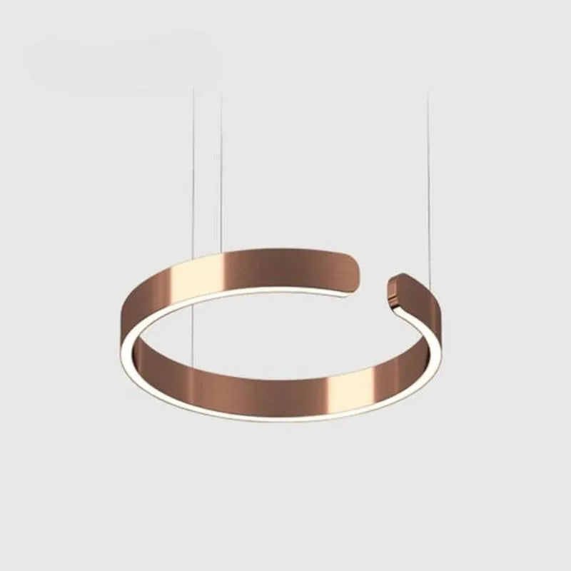 Arisha Luxus Minimalistische LED Ring-Pendelleuchte