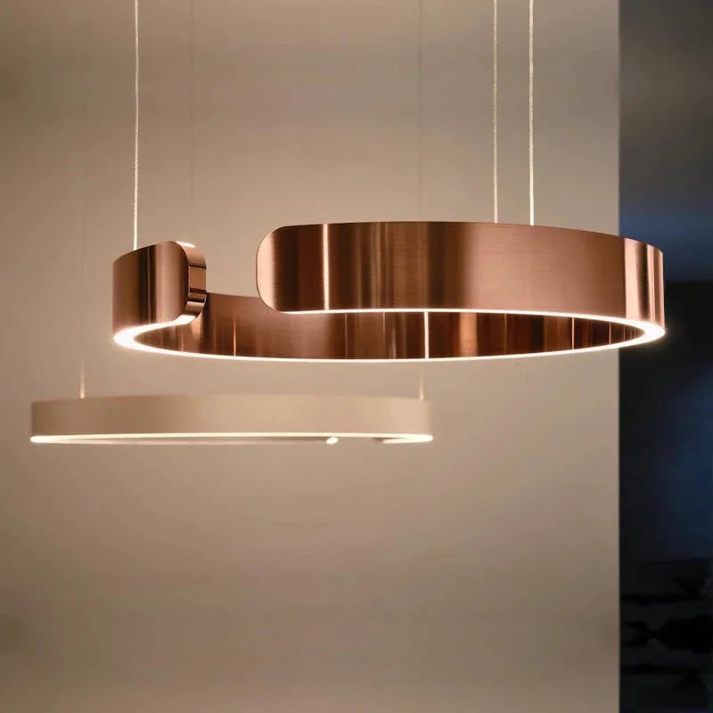 Arisha Luxus Minimalistische LED Ring-Pendelleuchte