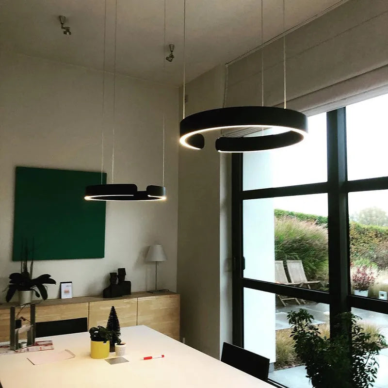Arisha Luxus Minimalistische LED Ring-Pendelleuchte