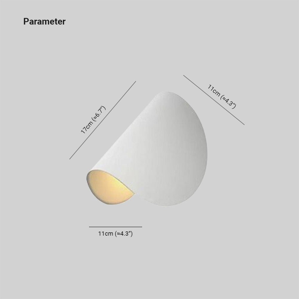 Aria Wandleuchte Innen/Außen Modern Geometrisch LED 4 Farbe 360-drehbar