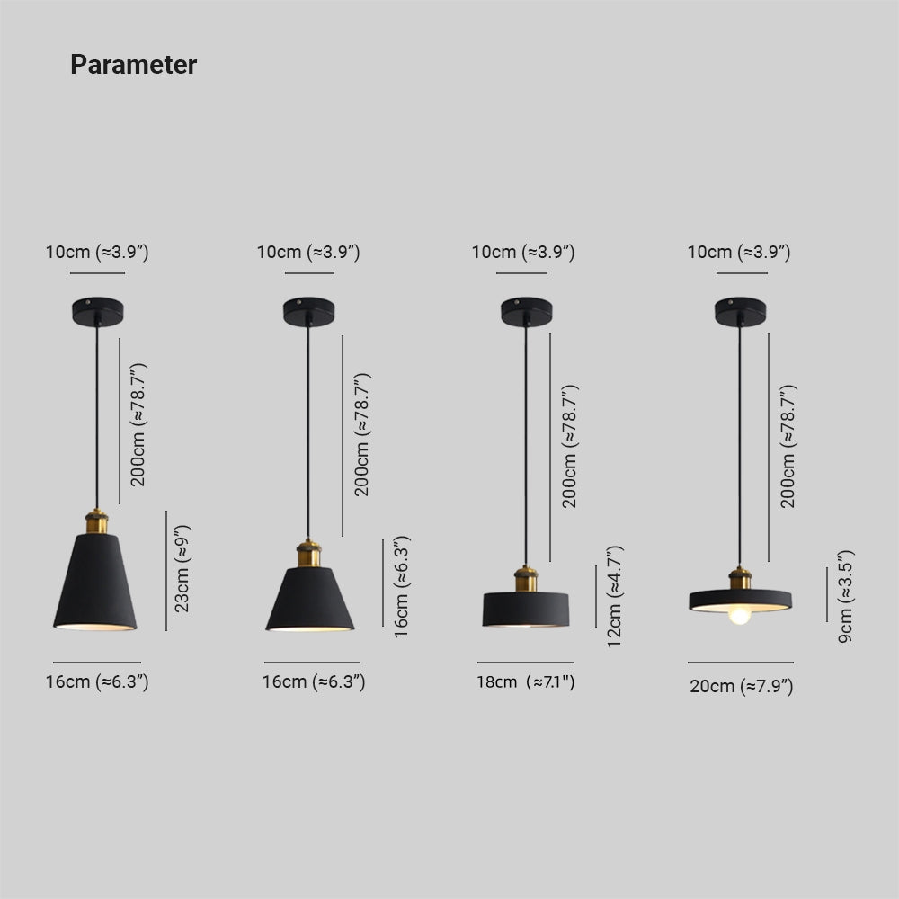 Valentina Modern Runde/Rechteckige LED Pendelleuchte Weiß/Orange/Schwarz/Grau Esstisch Metall Harz