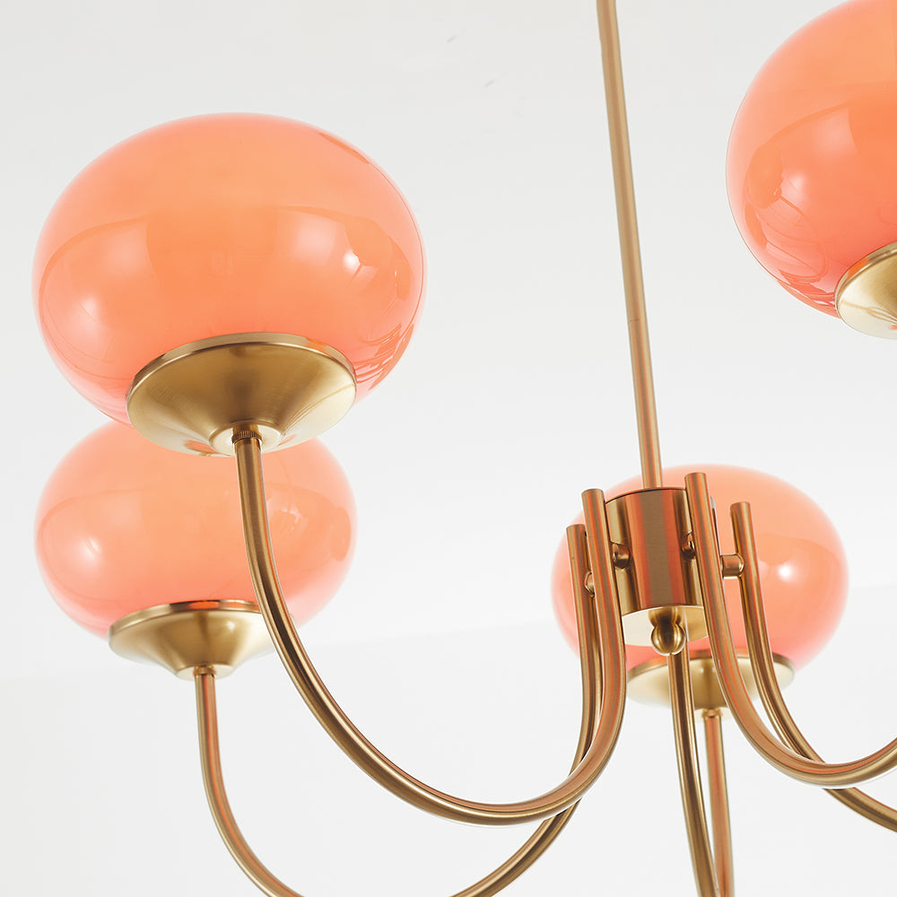 Valentina Modern Kugel LED Pendelleuchte Metall Glas Esstisch Wohnzimmer