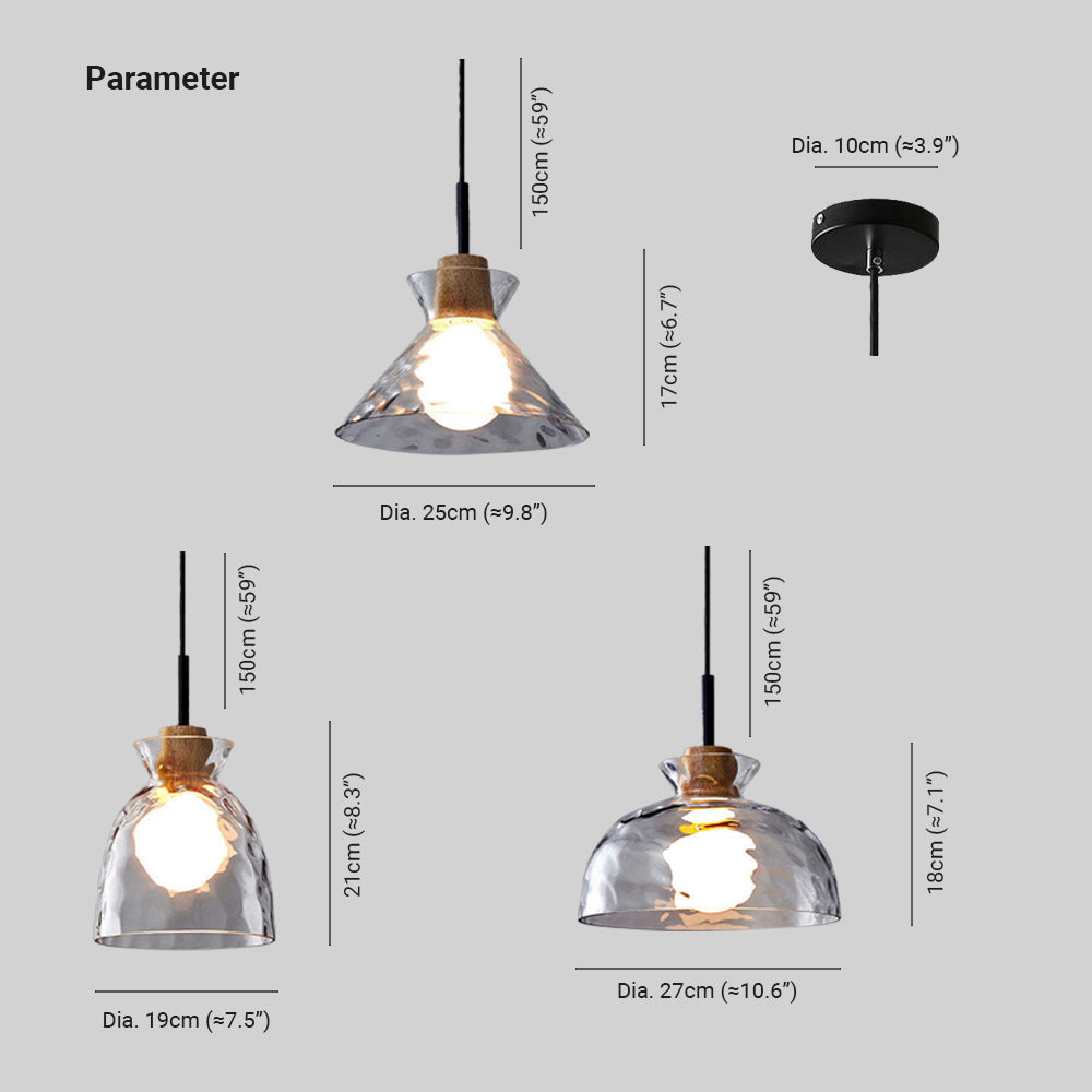 Arisha Modern LED Pendelleuchte Schale Weiß Esszimmer/Küche Glas