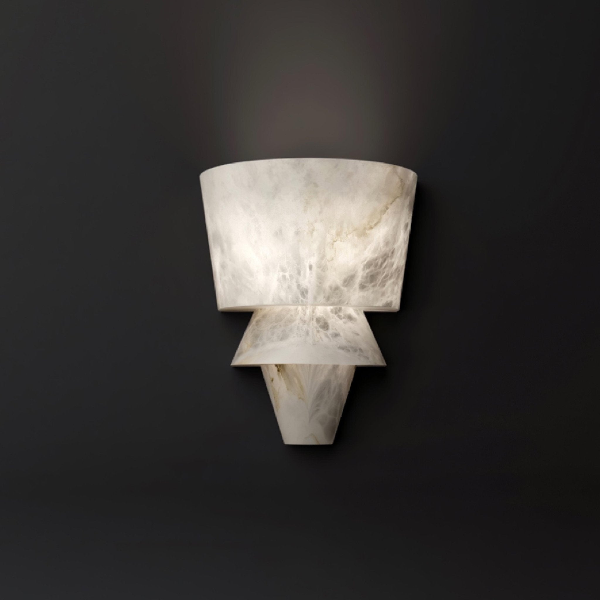 Vyloren Tiered Alabaster Wall Light - Neutralighting
