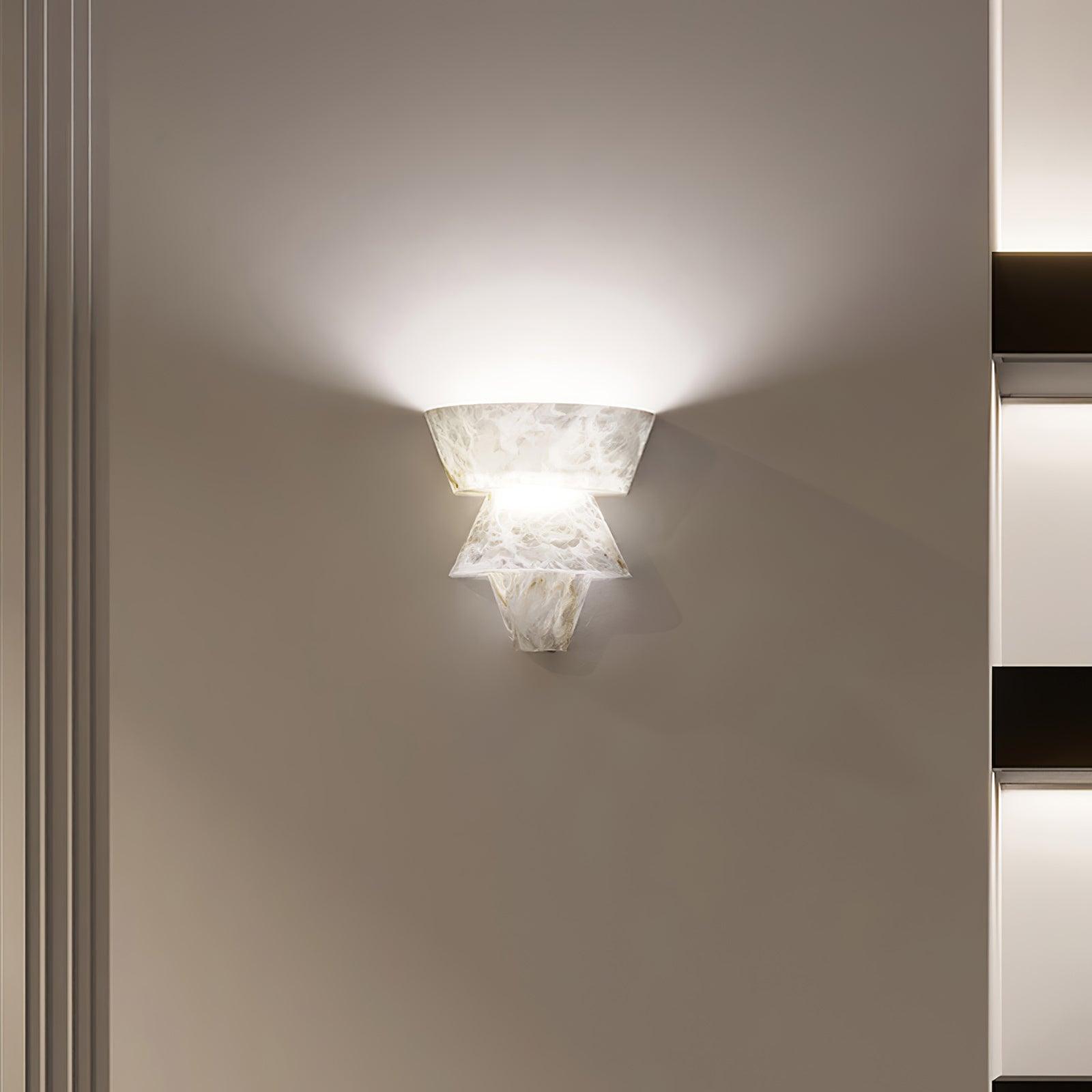 Vyloren Tiered Alabaster Wall Light - Neutralighting
