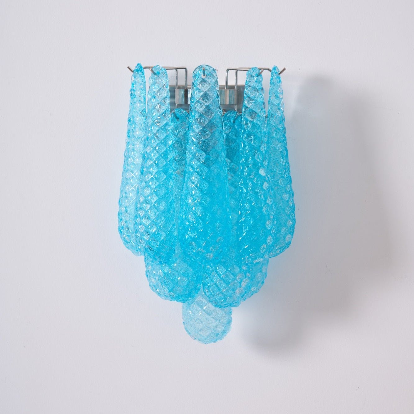 Aurora Wall Lamp Pink Teardrop Glass Floral Artistic - Neutralighting