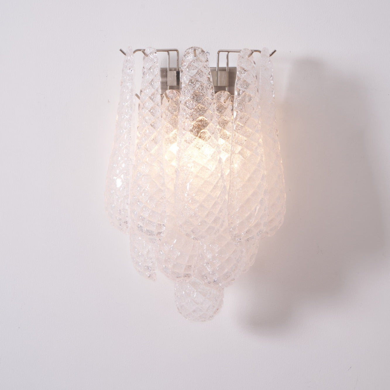 Aurora Wall Lamp Pink Teardrop Glass Floral Artistic - Neutralighting