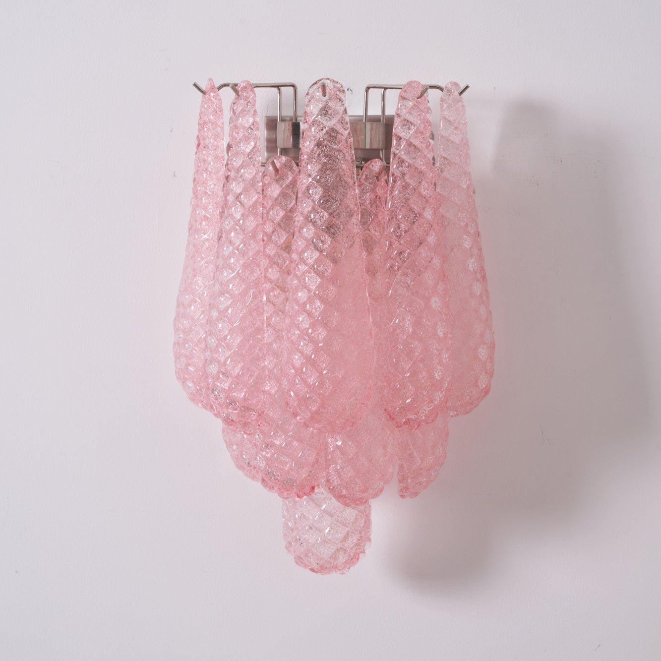 Aurora Wall Lamp Pink Teardrop Glass Floral Artistic - Neutralighting