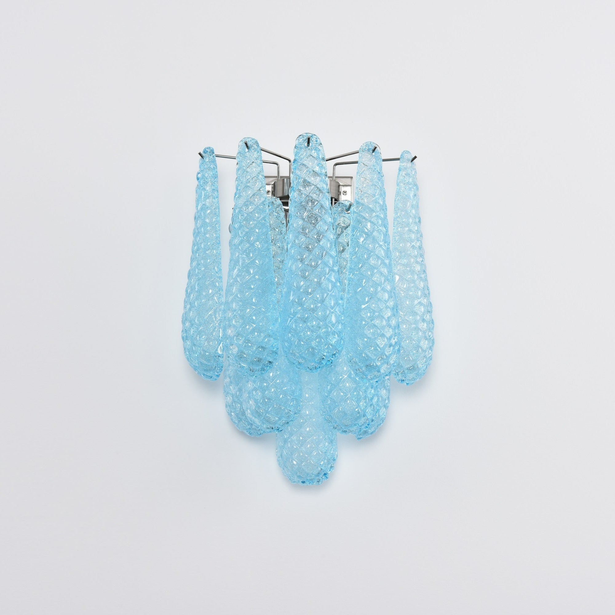 Aurora Wall Lamp Pink Teardrop Glass Floral Artistic - Neutralighting