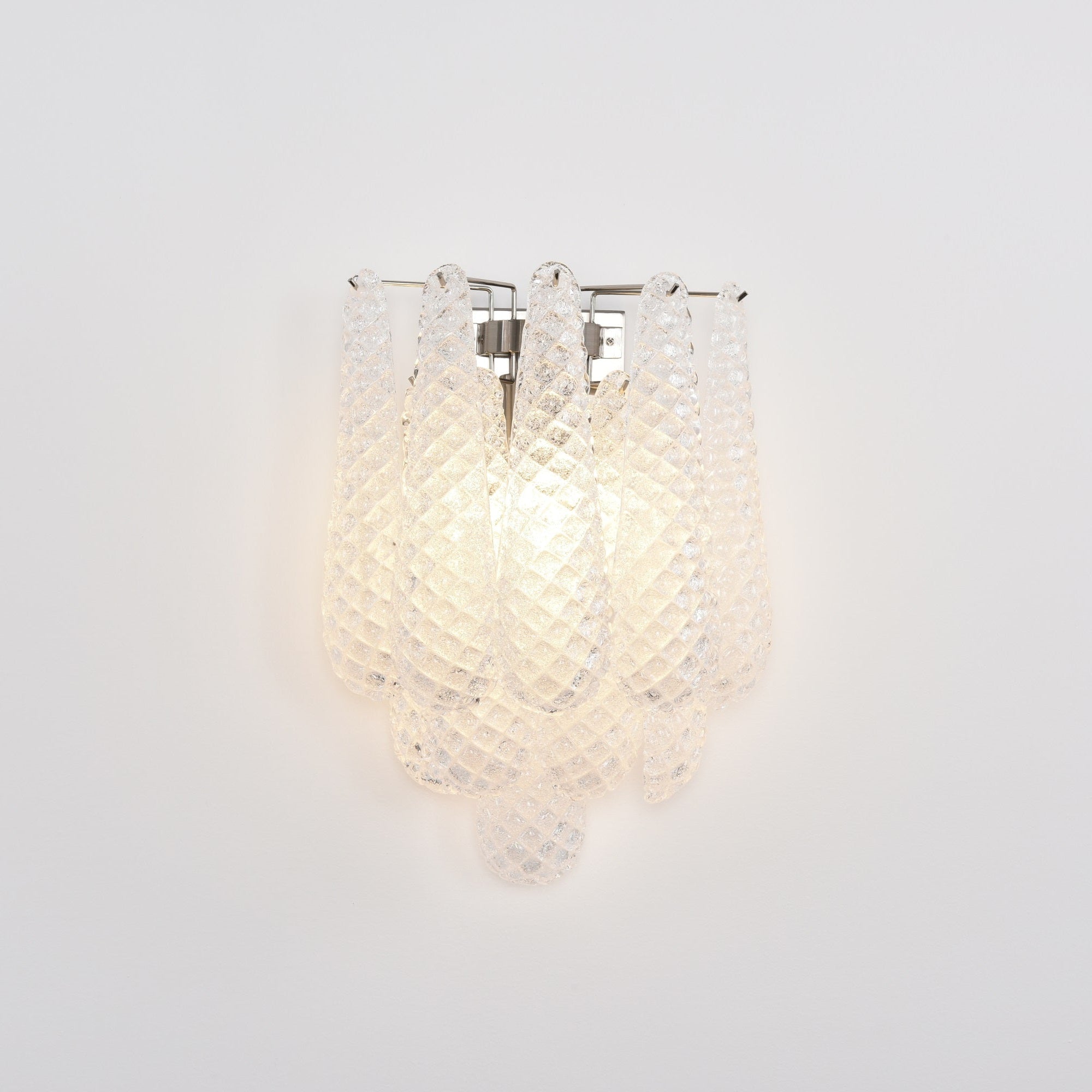 Aurora Wall Lamp Pink Teardrop Glass Floral Artistic - Neutralighting