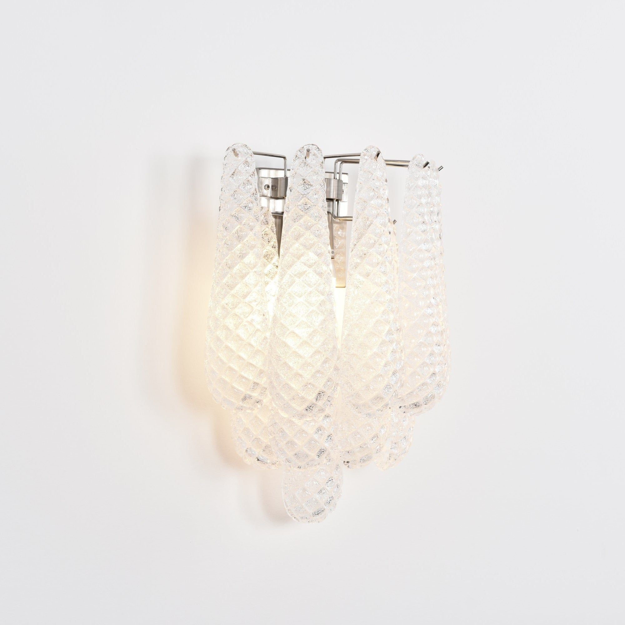 Aurora Wall Lamp Pink Teardrop Glass Floral Artistic - Neutralighting