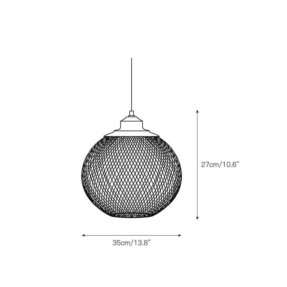 Aursorir Modern Minimalistisch Mesh Pendelleuchte-Letslighting