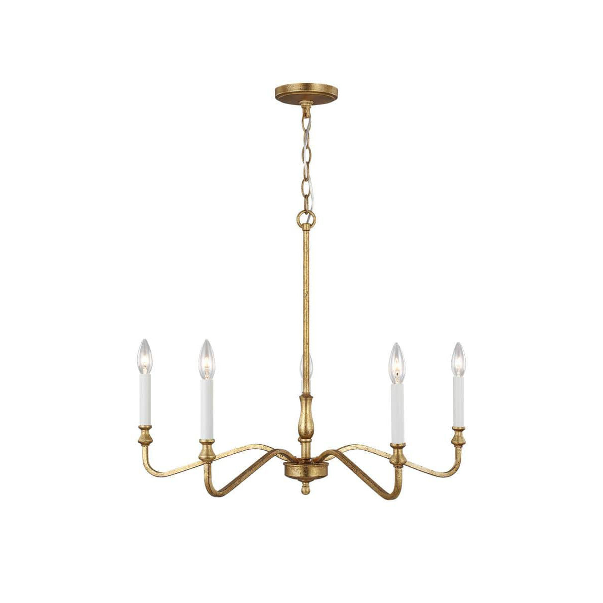 Ulsilus Vintage Industrial Brass Metal Chandelier - Letslighting