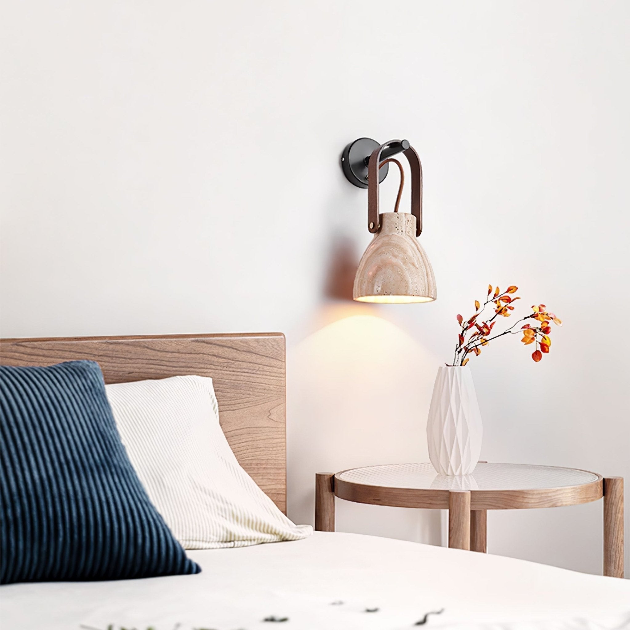 Travertine Lantern Wall Light - Neutralighting