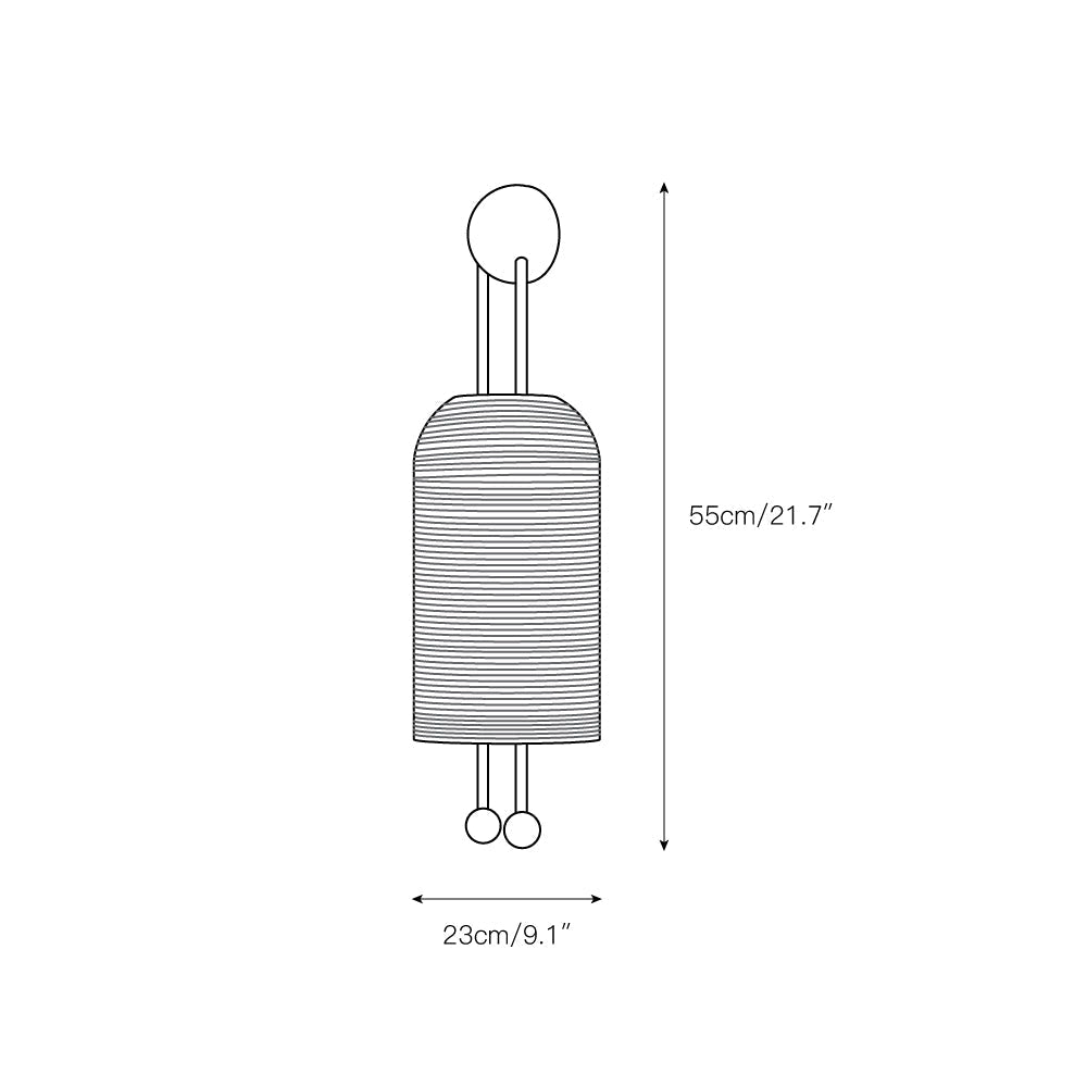 Zelaeora Glaslaternen-Wandleuchte-Letslighting