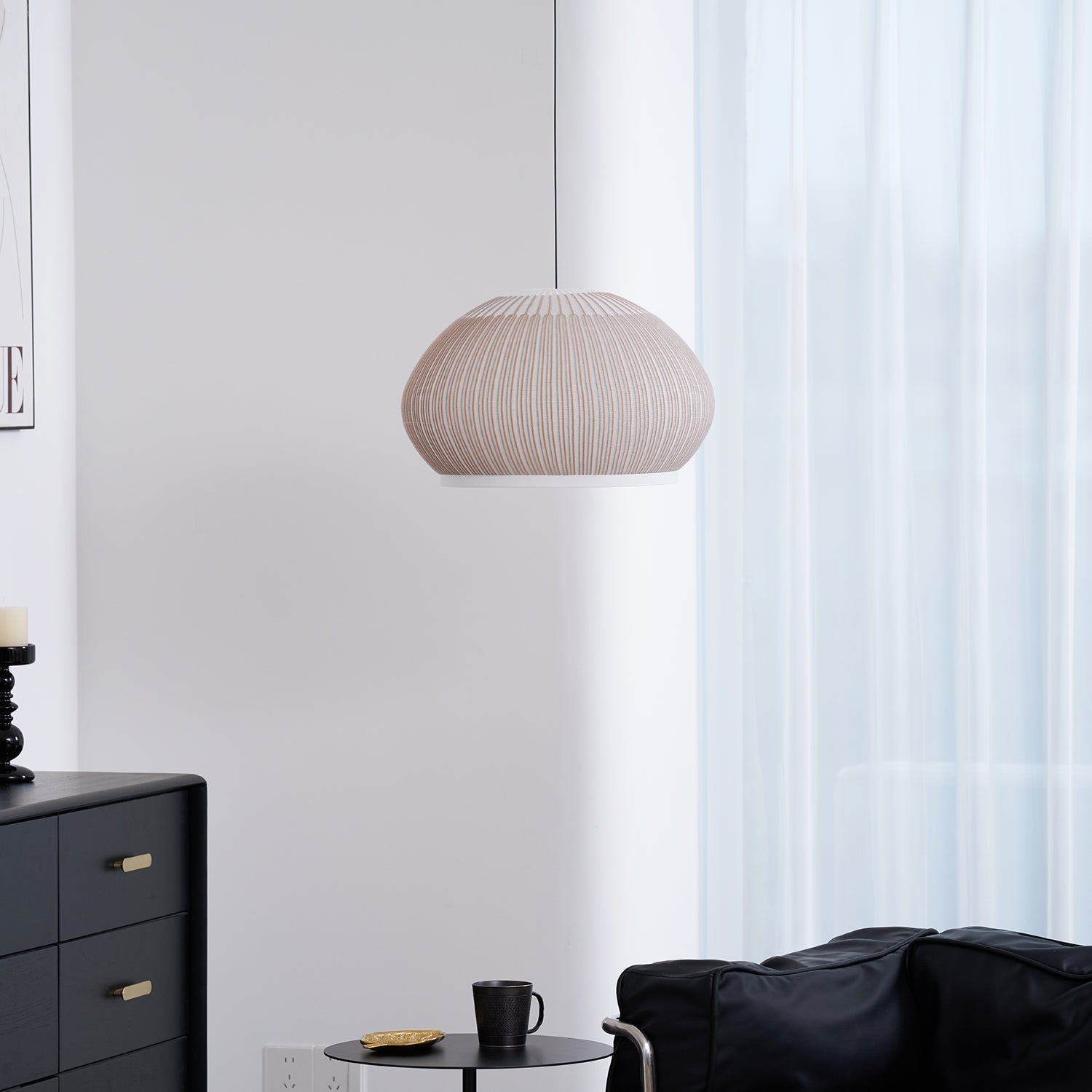 Blythe Minimalistisch Stoff Pendelleuchte Leuchte-Letslighting