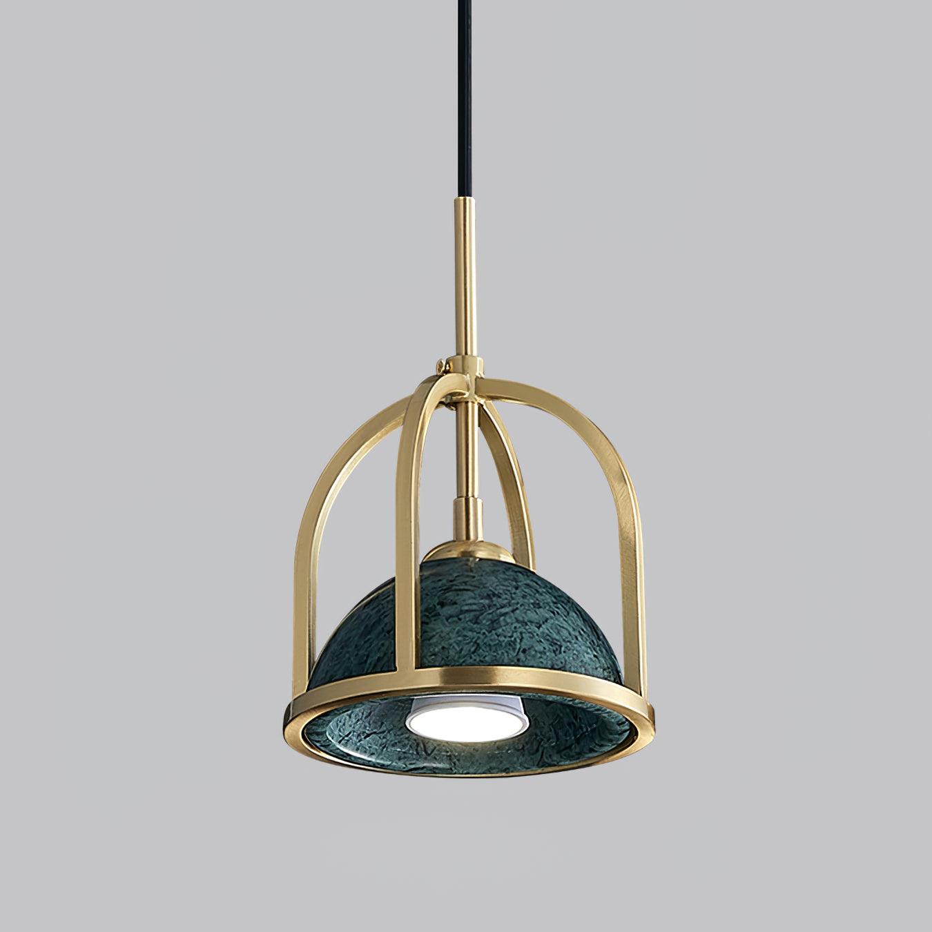 Cubo Modern Brass Pendant Lamp - Blowlighting
