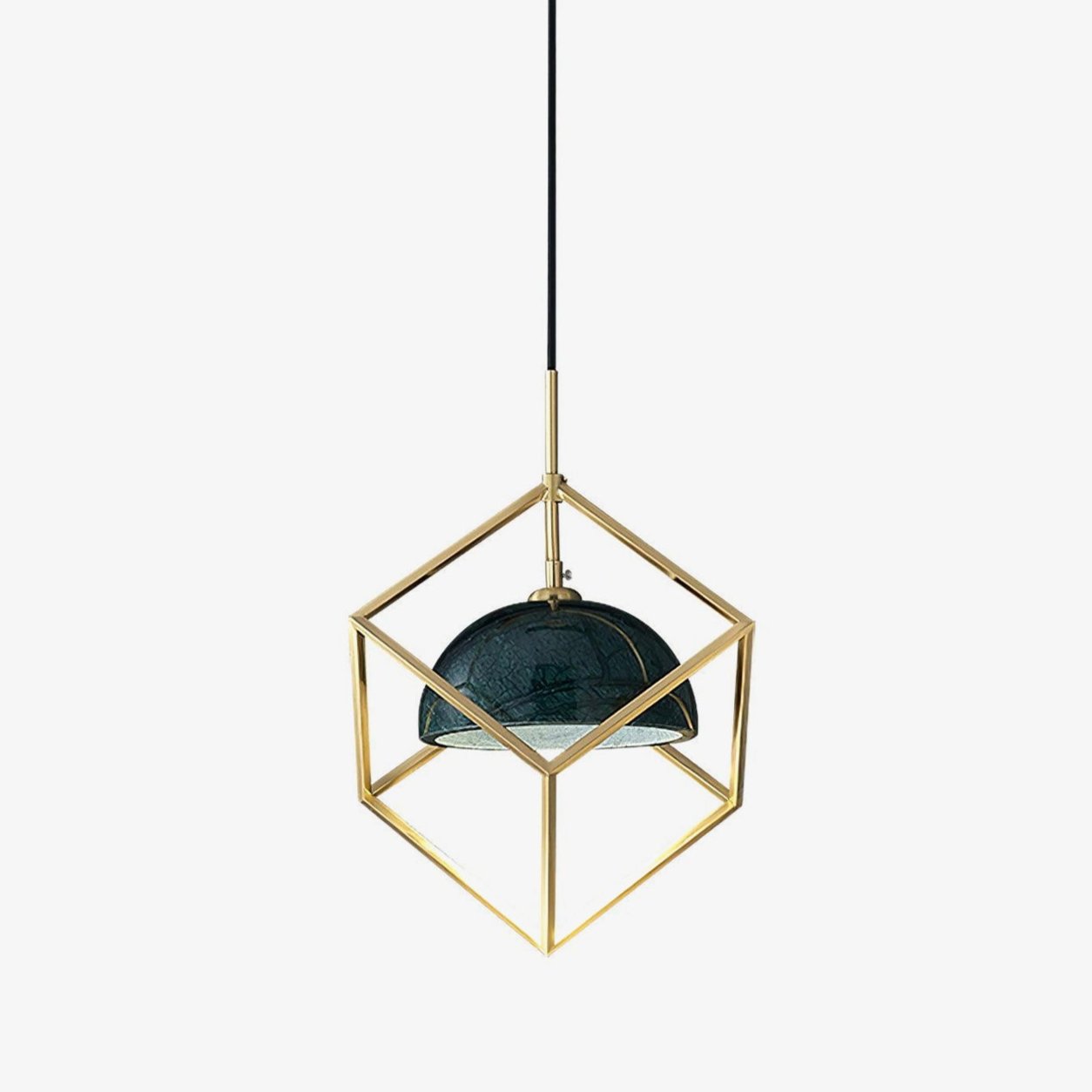 Cubo Modern Brass Pendant Lamp - Blowlighting