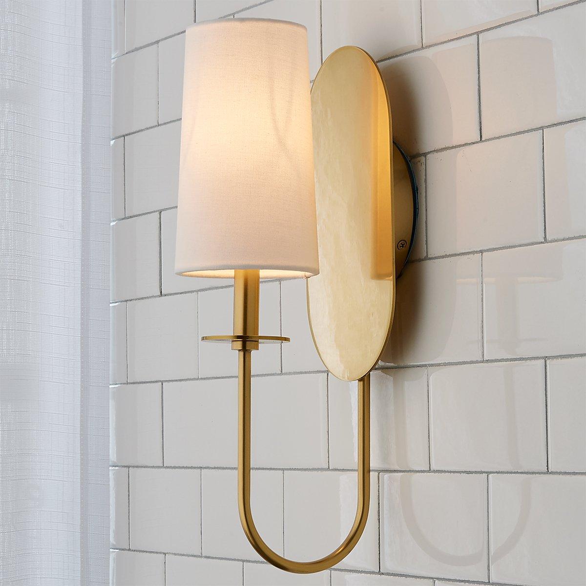 Voloraris Elegance Wandleuchte aus Messinggewebe-Letslighting