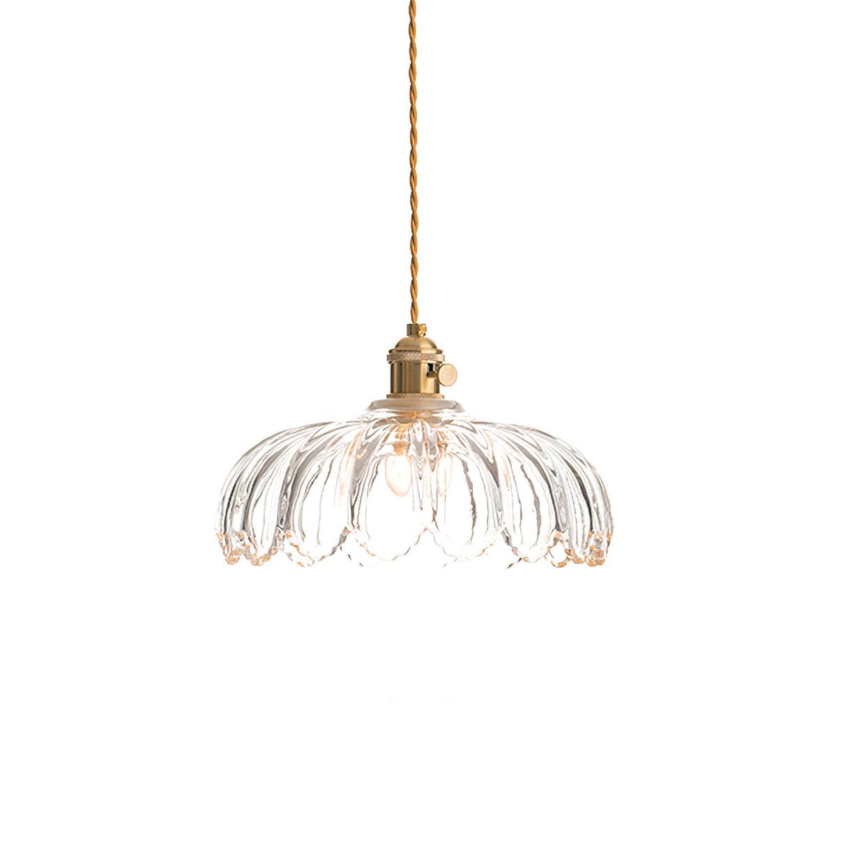 Limea Grüne Glas-Blumen-Pendelleuchte-Letslighting