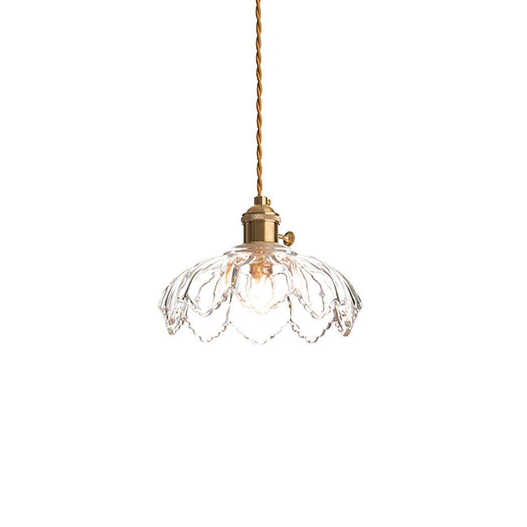 Limea Grüne Glas-Blumen-Pendelleuchte-Letslighting