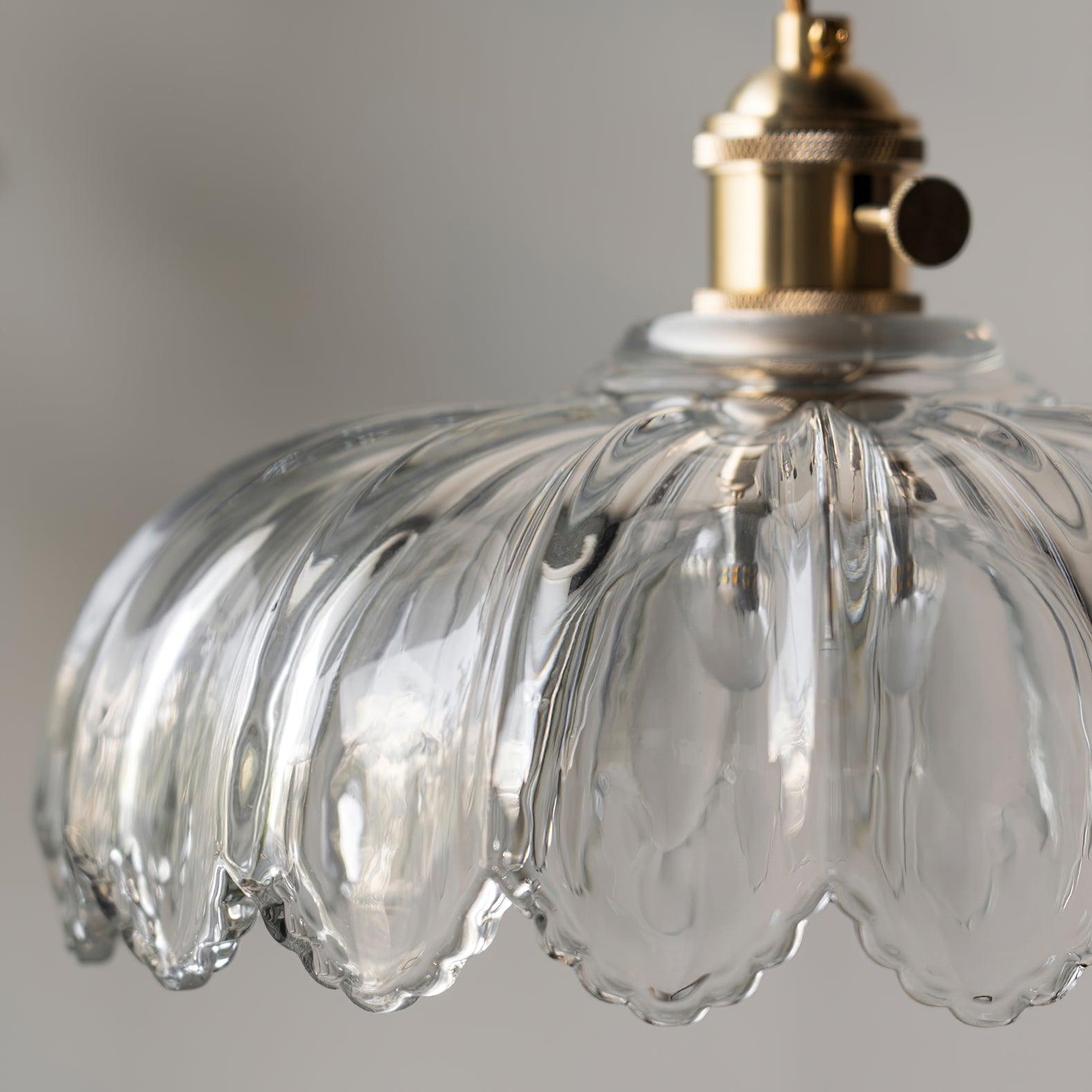 Limea Grüne Glas-Blumen-Pendelleuchte-Letslighting