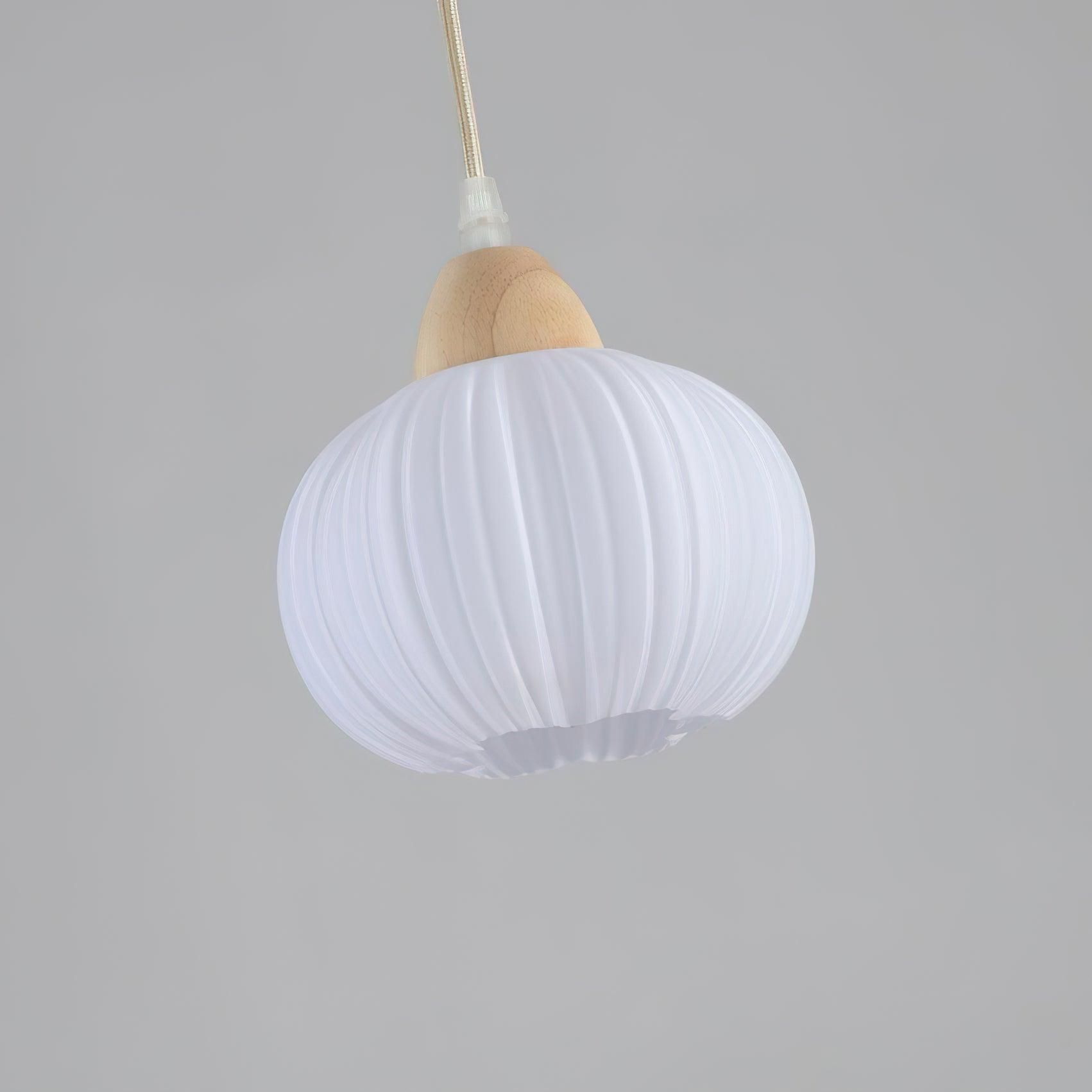 Pumpkin Moderne Holz Pendelleuchte-Letslighting