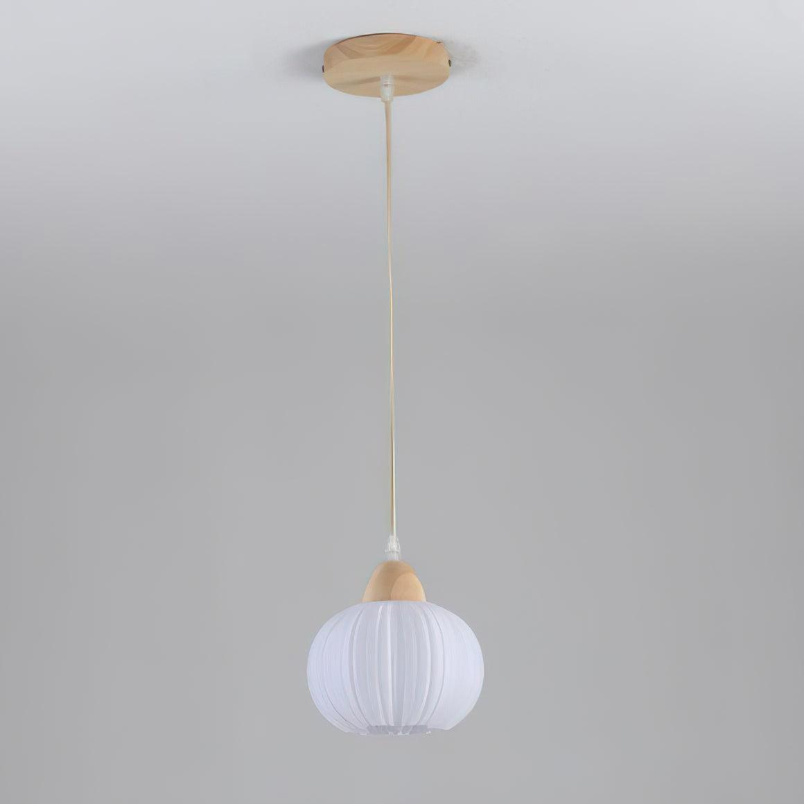 Pumpkin Moderne Holz Pendelleuchte-Letslighting