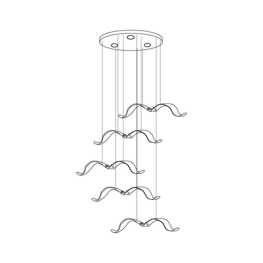 Acariel Luxury Large Seagull Glass Chandelier - Letslighting