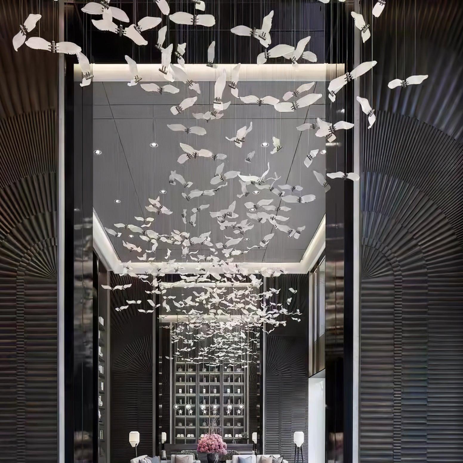 Acariel Luxury Large Seagull Glass Chandelier - Letslighting