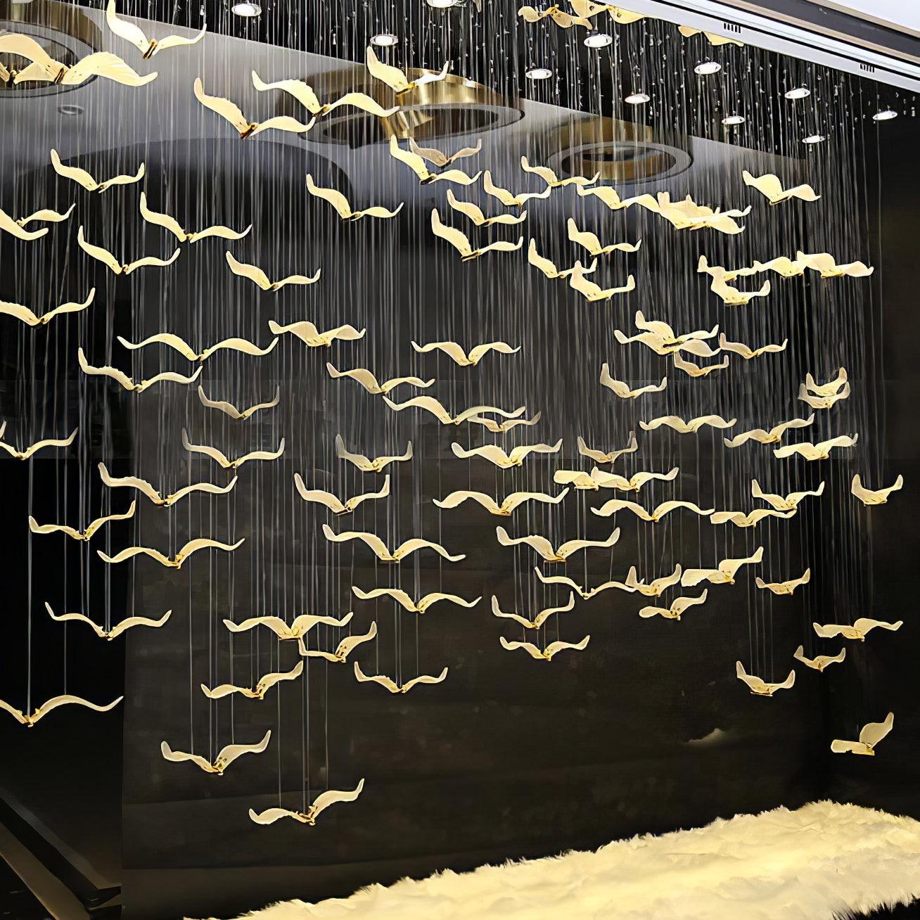 Acariel Luxury Large Seagull Glass Chandelier - Letslighting