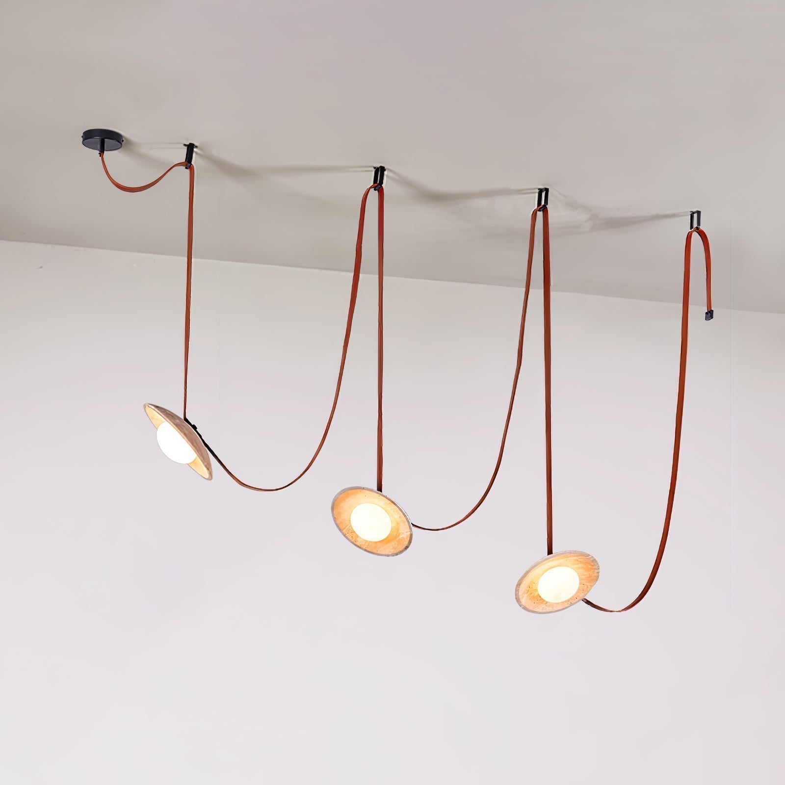 Ulsoryra Organic Travertine Pendant Light Cluster - Neutralighting