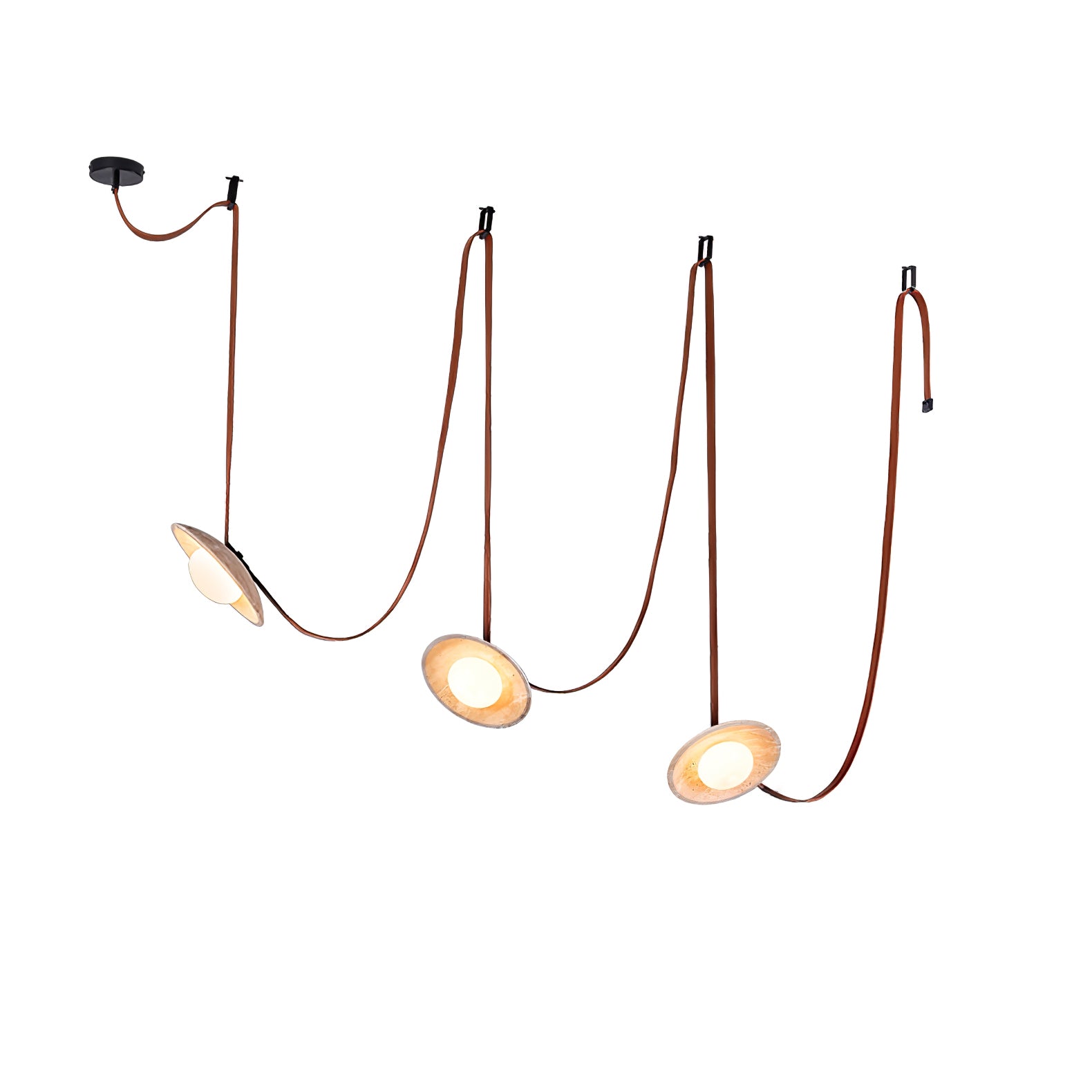 Ulsoryra Organic Travertine Pendant Light Cluster - Neutralighting