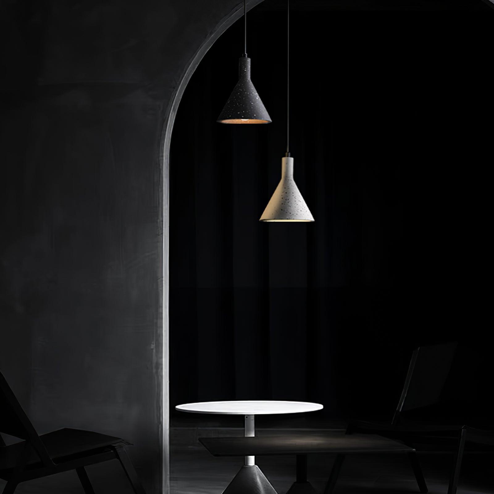 Aurshaor Minimalistische Zement Pendelleuchte-Letslighting