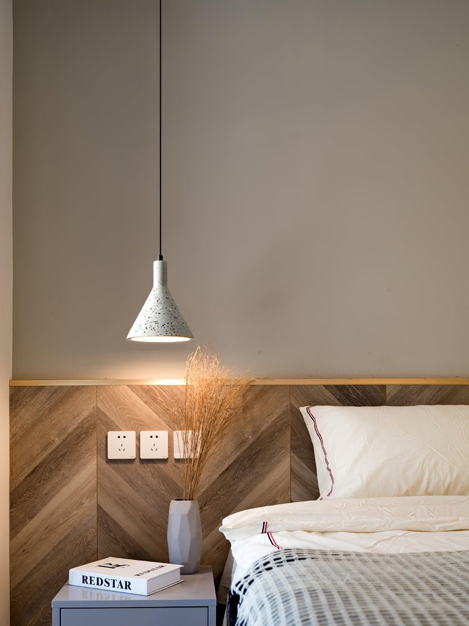 Aurshaor Minimalistische Zement Pendelleuchte-Letslighting