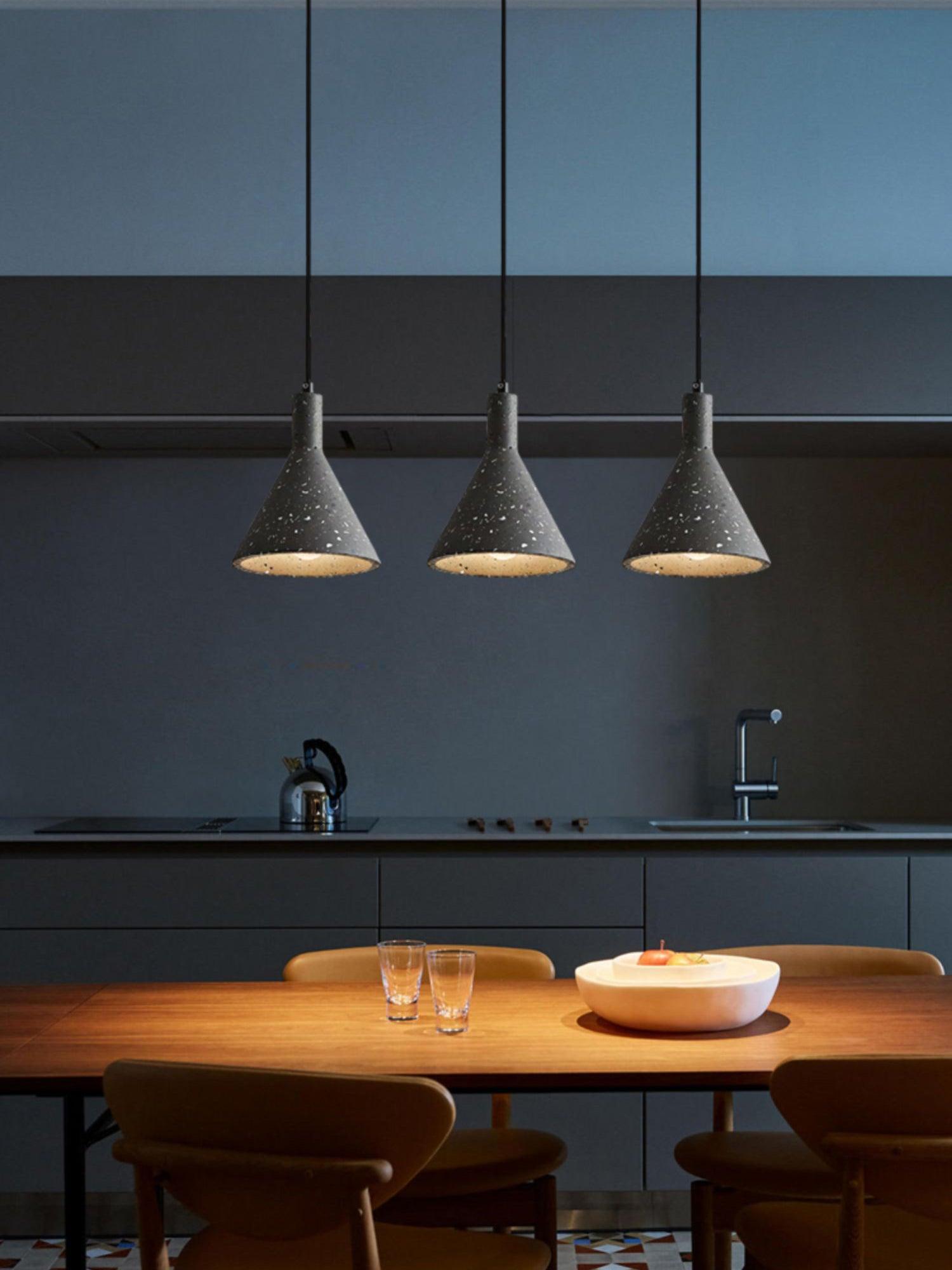 Aurshaor Minimalistische Zement Pendelleuchte-Letslighting
