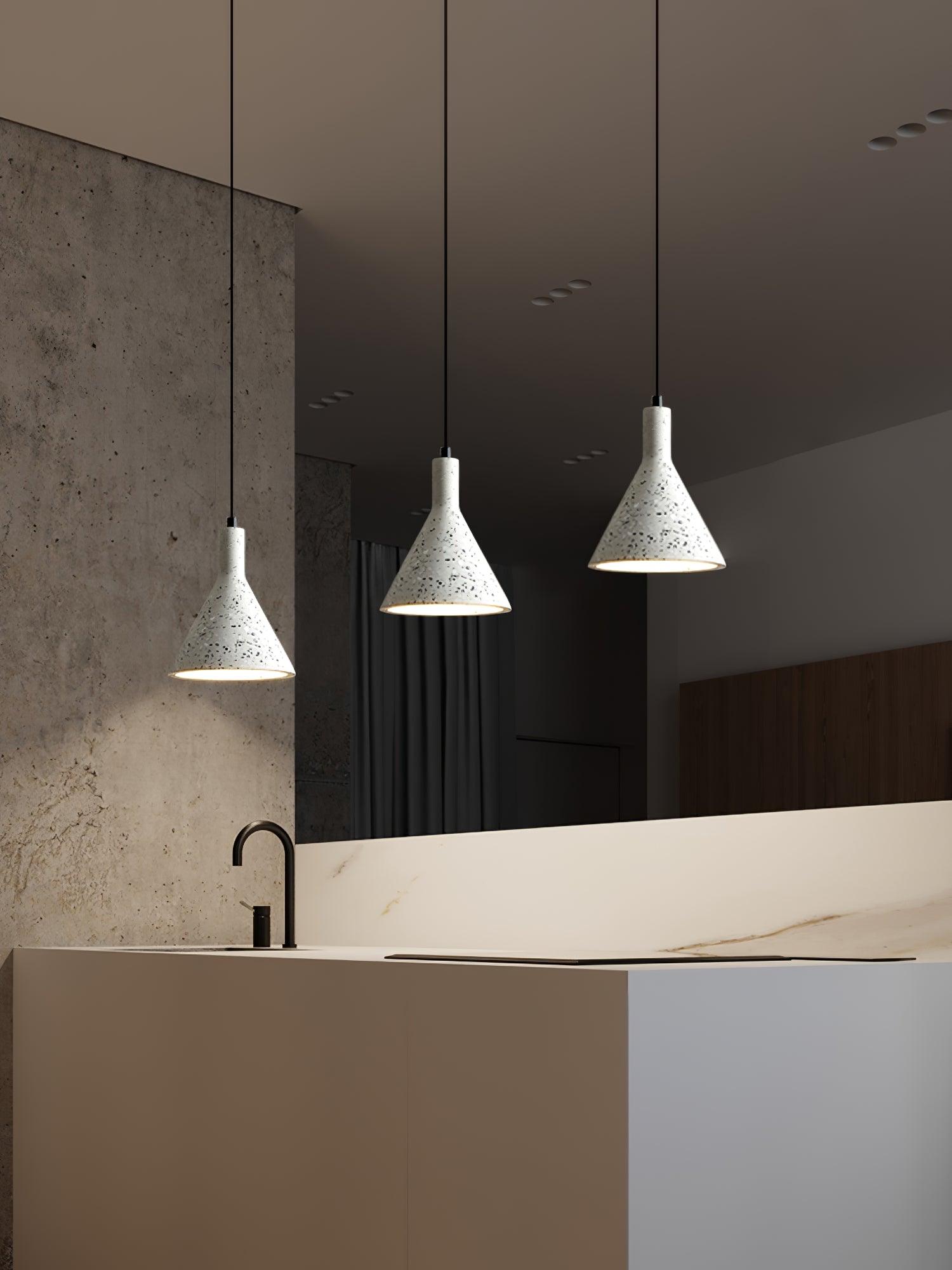 Aurshaor Minimalistische Zement Pendelleuchte-Letslighting