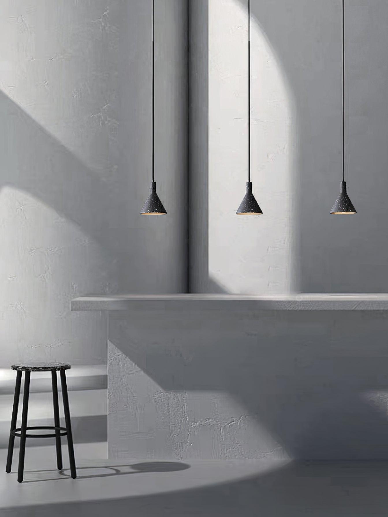 Aurshaor Minimalistische Zement Pendelleuchte-Letslighting