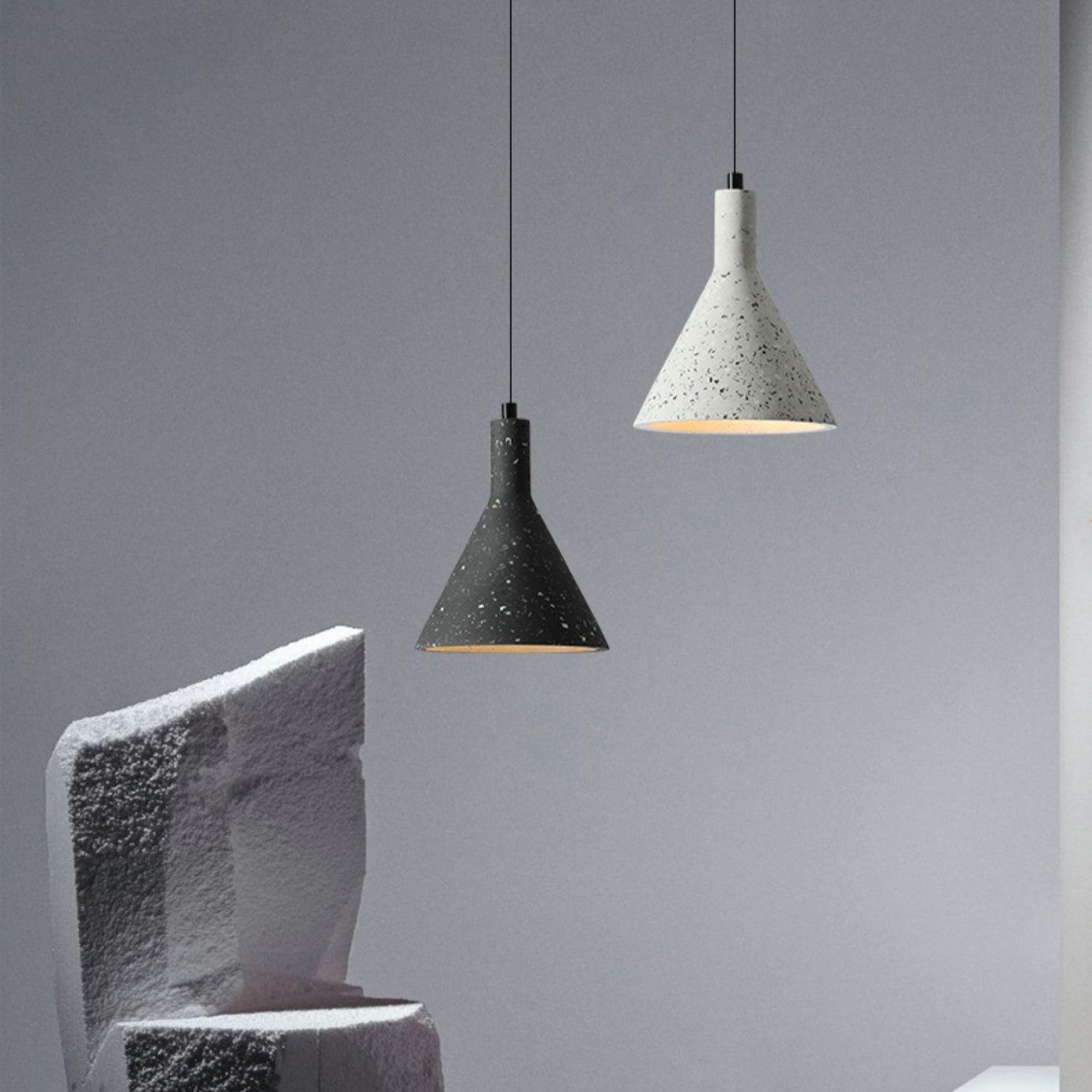 Aurshaor Minimalistische Zement Pendelleuchte-Letslighting