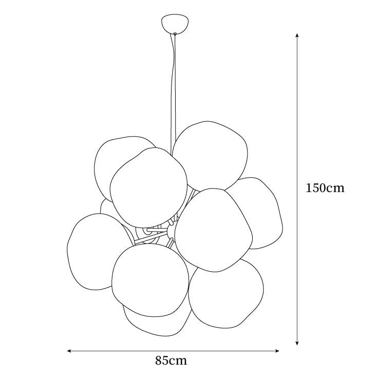 Esola Pendelleuchte Modern Glas Künstlerisch-Letslighting